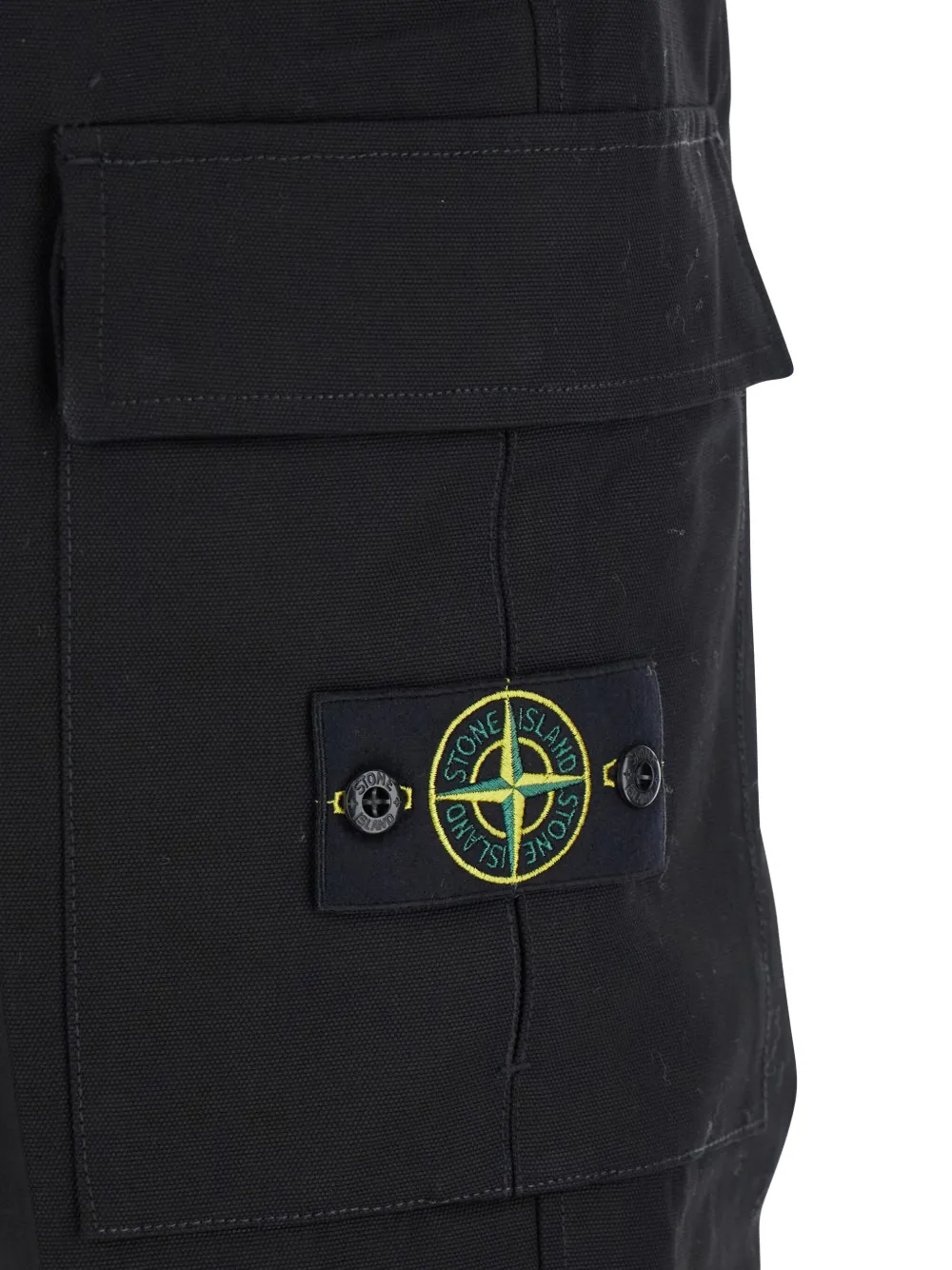 Stone Island Broek met cargo zak Zwart
