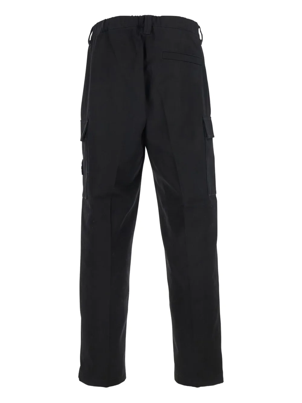 Stone Island Broek met cargo zak - Zwart