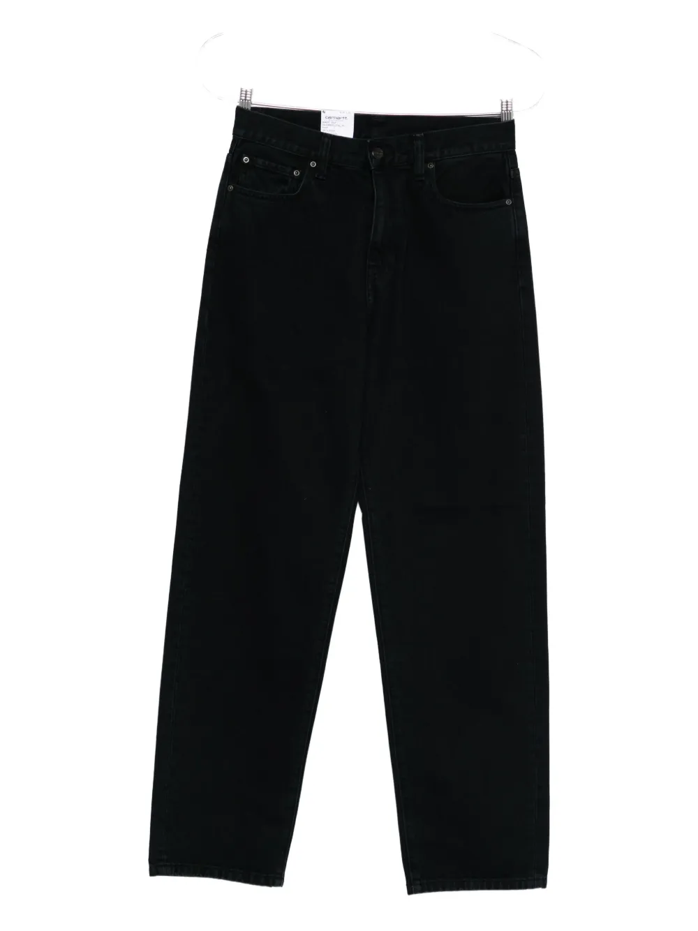 Carhartt Logo-patch Jeans In Black