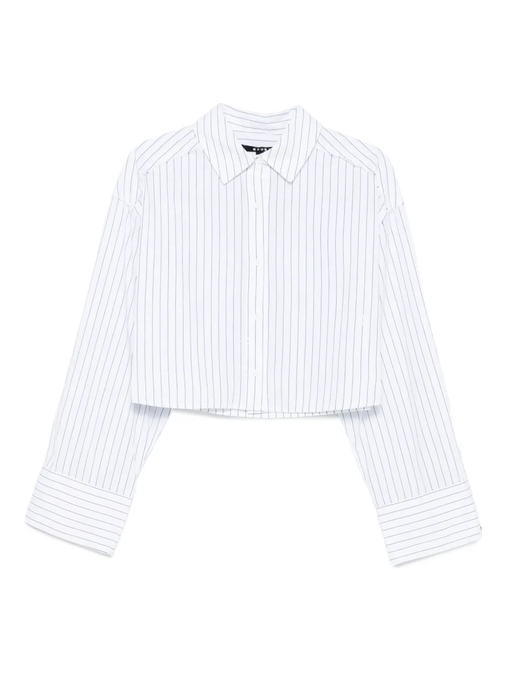 Ksubi Striped Long-sleeve Shirt In White