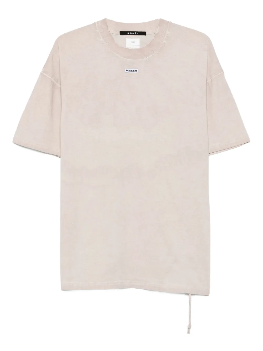 Ksubi Boyfriend Drawstring T-shirt In White
