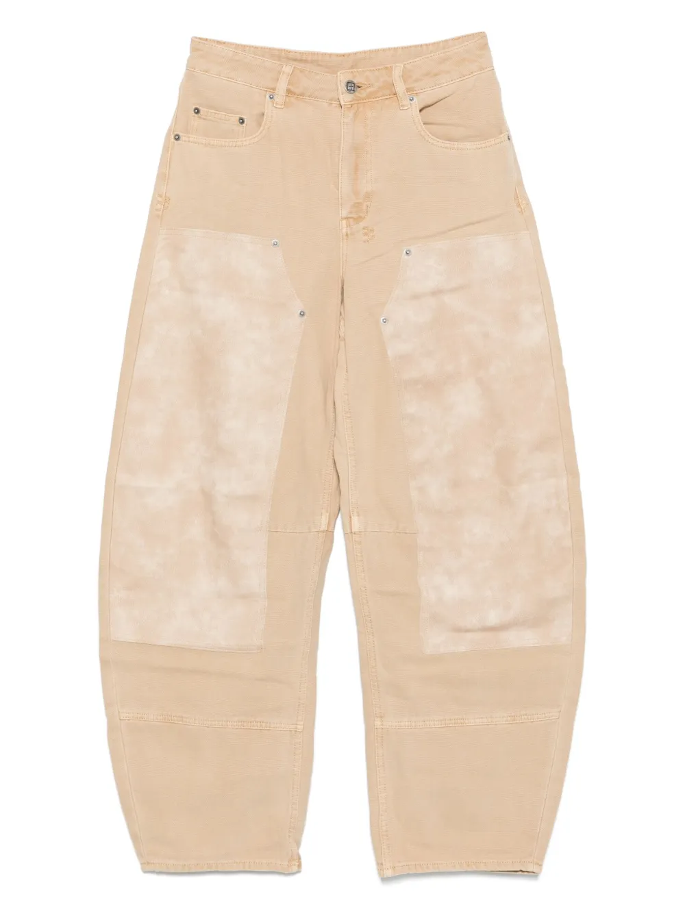 Ksubi panelled jeans Beige