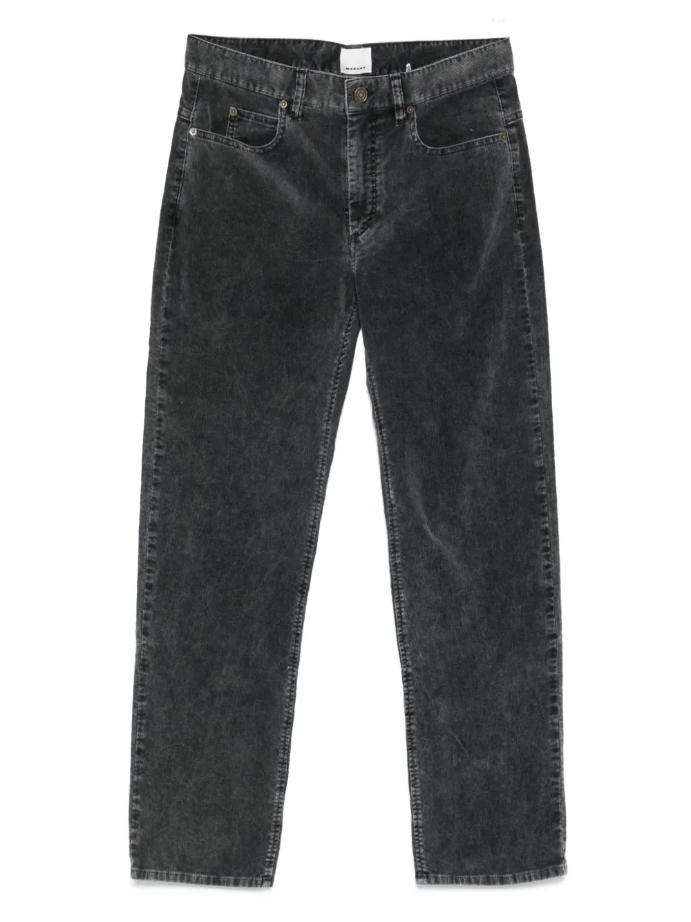MARANT logo-patch trousers | Black | Image 1