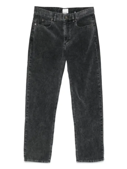 ISABEL MARANT logo-patch trousers