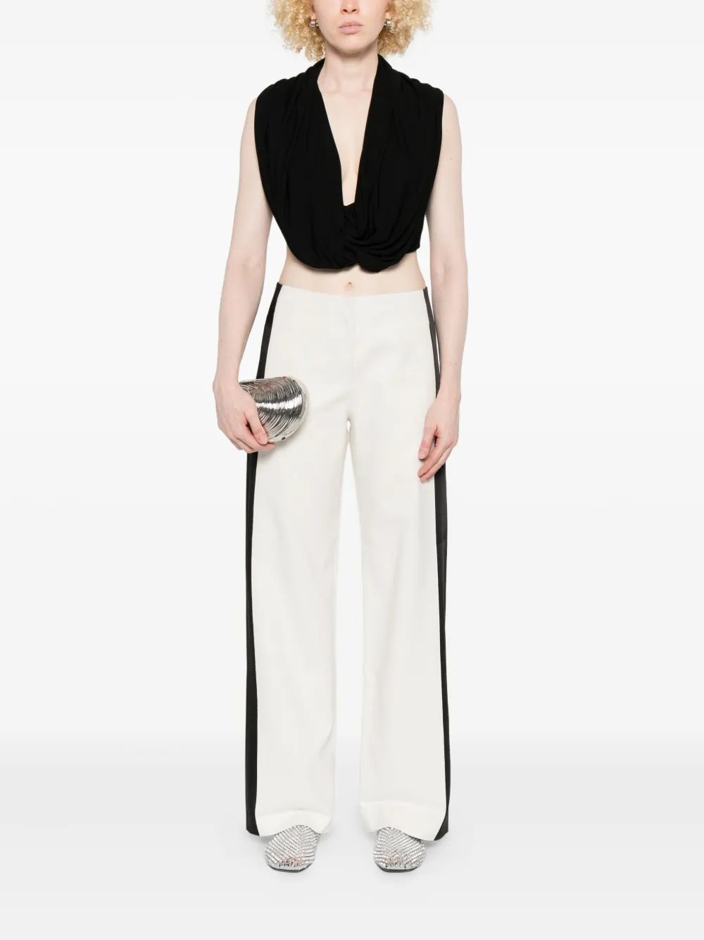 side-stripe trousers