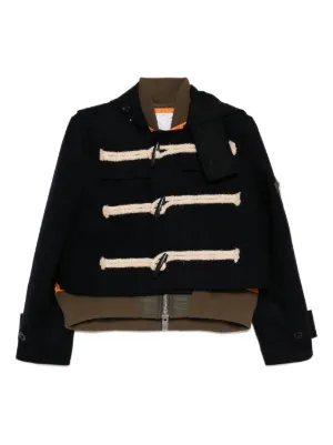 Sacai x Levi's ダブルブレスト デニムジャケット | ブルー | FARFETCH JP