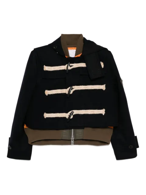 sacai wool jacket