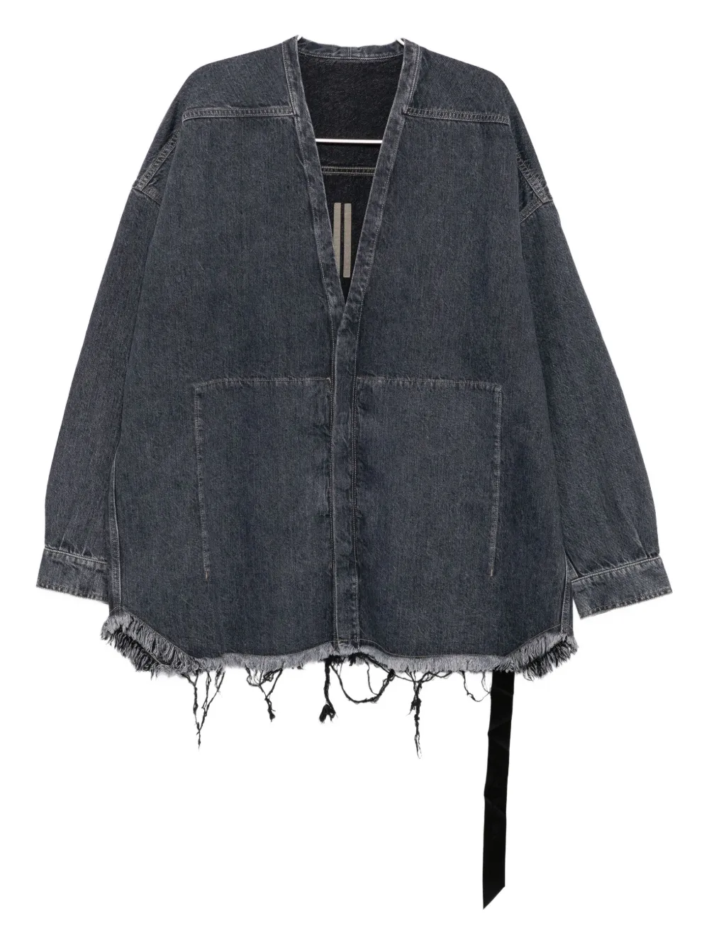 Rick Owens DRKSHDW cotton denim jacket Blauw