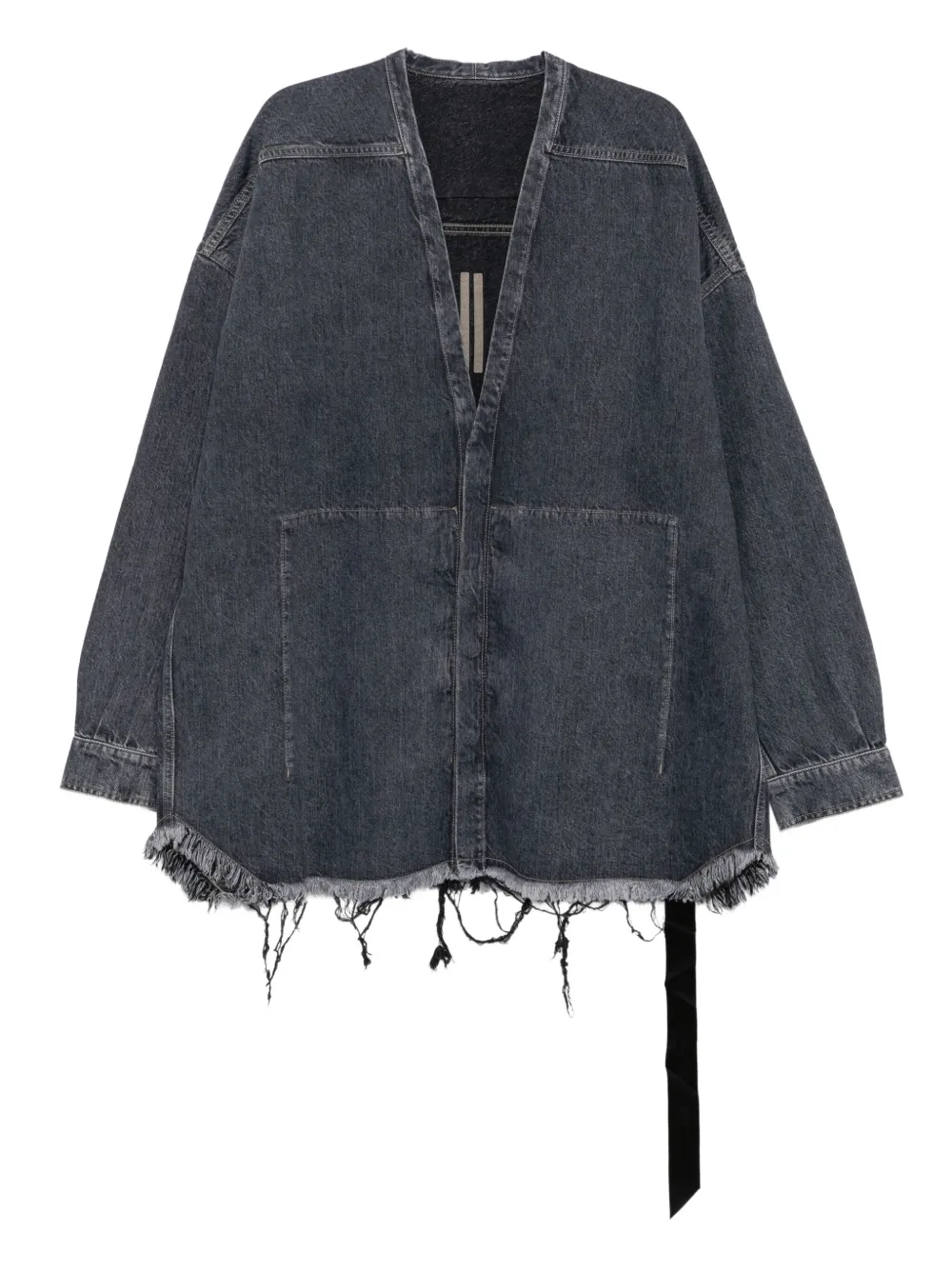 Rick Owens DRKSHDW Denim jack Grijs