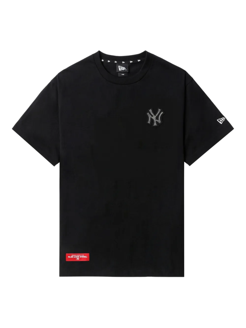 rhinestone-embellished logo T-shirt