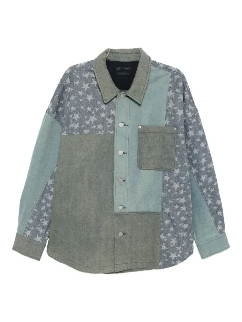 FIVE CM patched denim jacket
