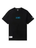 NEW ERA CAP lettering-print graphic T-shirt - Black