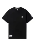 NEW ERA CAP logo-patch cotton T-shirt - Black