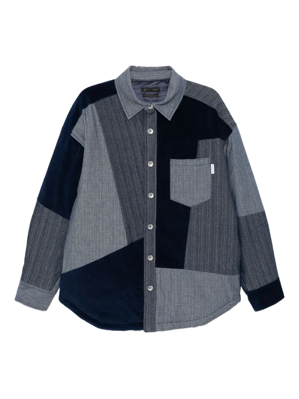 FIVE CM patchwork denim jacket | Blue | Image 1