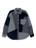 FIVE CM patchwork denim jacket - Blue