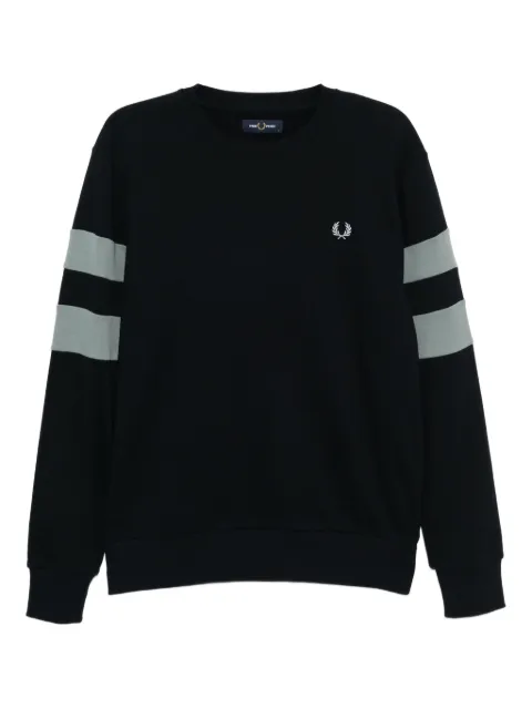 Fred Perry embroidered-logo cotton sweatshirt