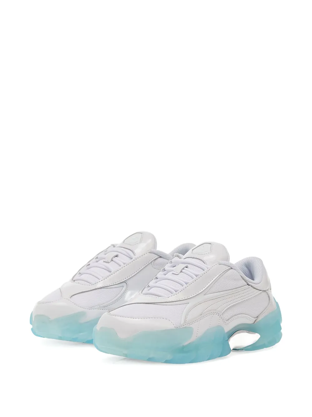 PUMA lace-up chunky trainers White