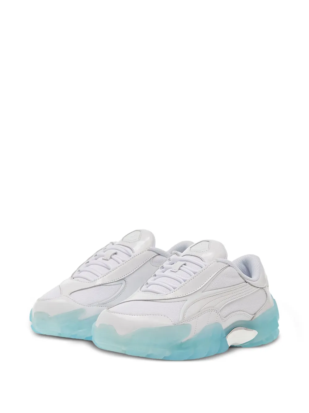 PUMA lace-up chunky trainers White