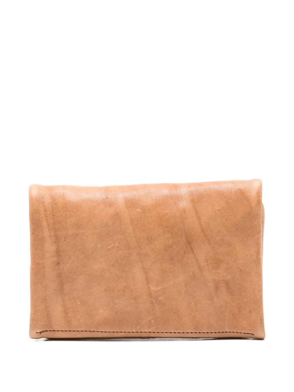 SOMMET leather wallet - Beige
