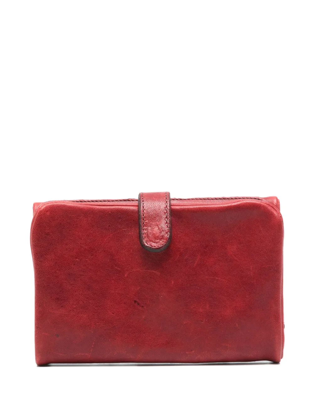 leather flap wallet