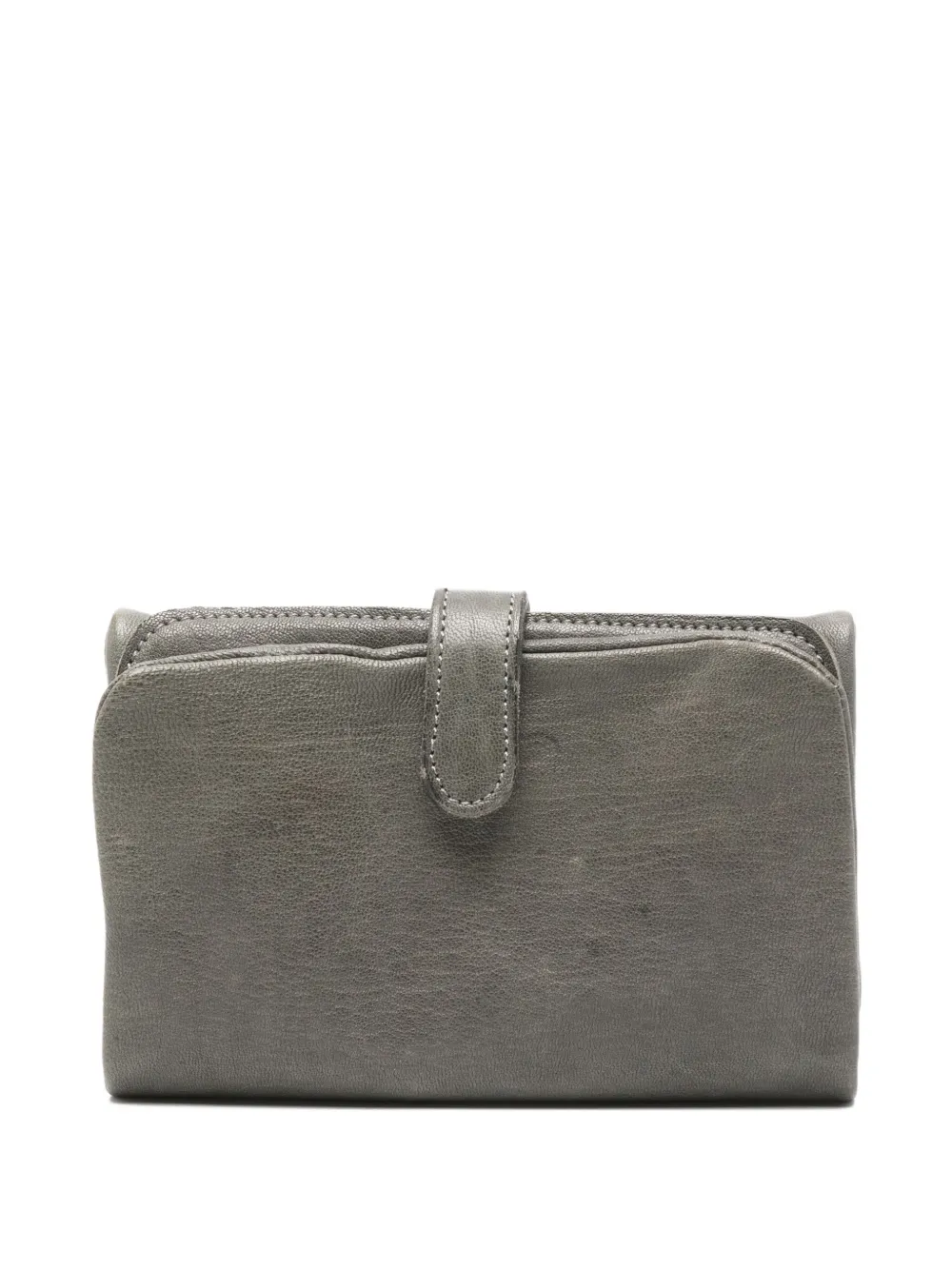 leather flap wallet