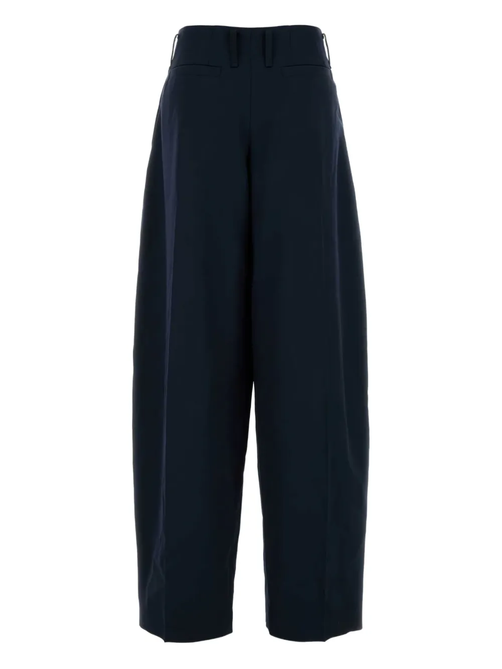 Alexander McQueen pleated wool trousers - Blauw