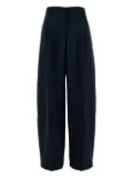Alexander McQueen pleated wool trousers - Blue