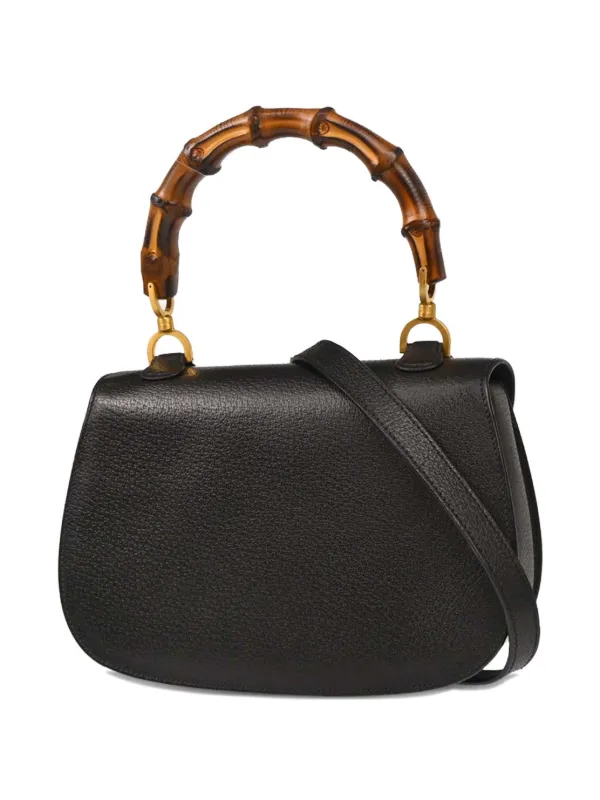 Gucci Pre-Owned 1990-2000s バンブー ハンドバッグ | ブラック
