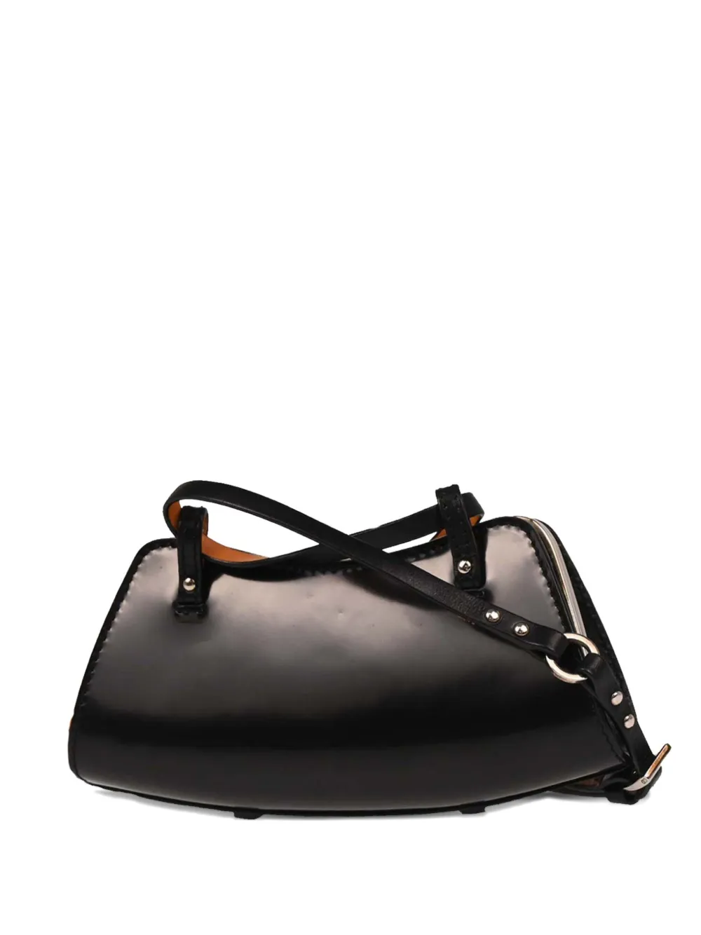 Pre-owned Dior 2003 Bondage Top-handle Bag In Black
