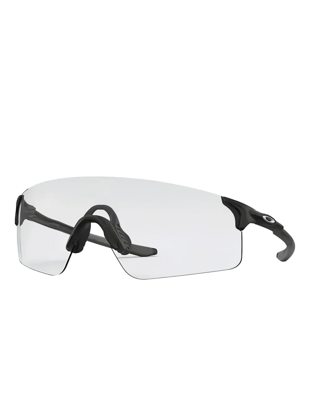 Oakley matte black frame clear lens sunglasses - Zwart