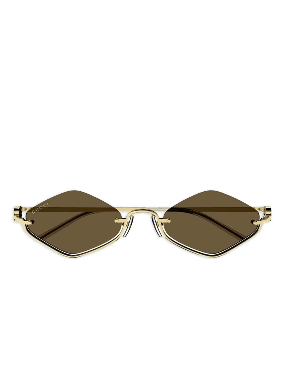 Gucci Eyewear geometric-frame sunglasses Goud