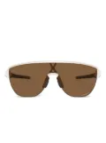 Oakley bronze lens shield sunglasses - White