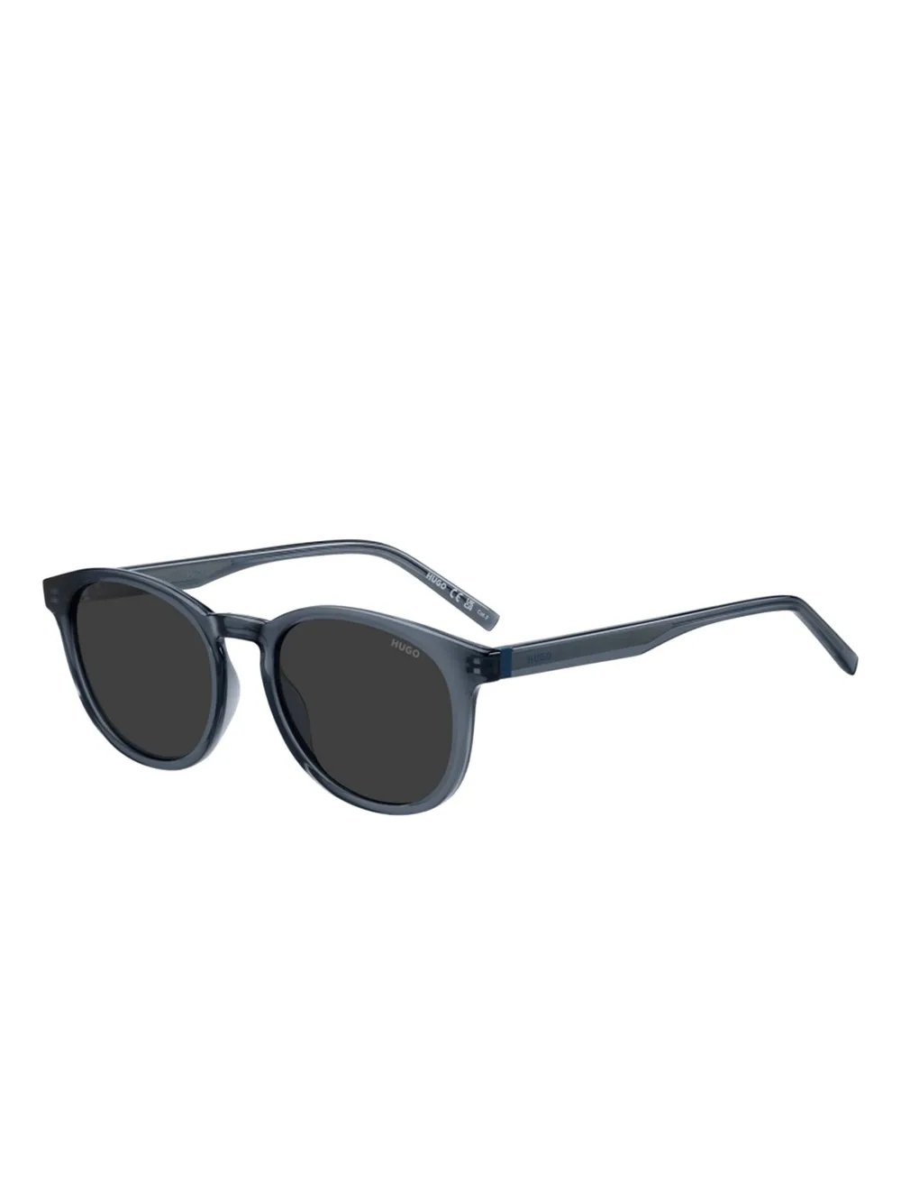 BOSS round-frame sunglasses Blauw