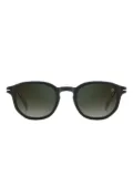DAVID BECKHAM EYEWEAR matte round sunglasses - Black