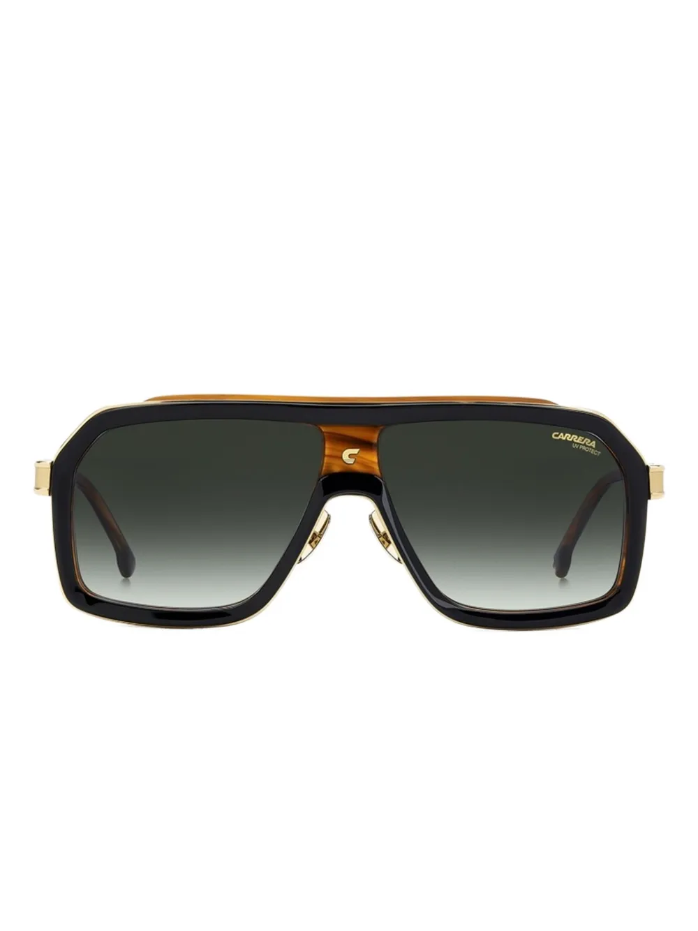 Carrera geometric shaded sunglasses Zwart
