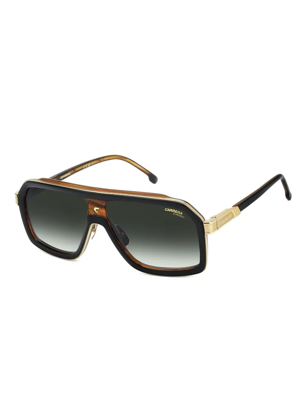 Carrera geometric shaded sunglasses Zwart