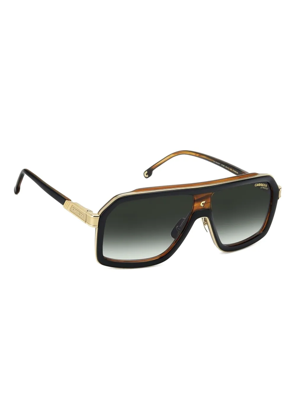 Carrera geometric shaded sunglasses Zwart