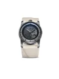 Fob Paris leather skeleton 40mm - Silver