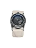 Fob Paris leather skeleton 40mm - Silver