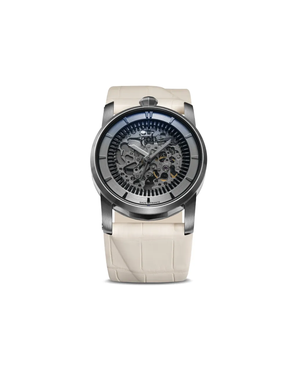skeleton leather 41mm