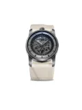 Fob Paris skeleton leather 41mm - Silver