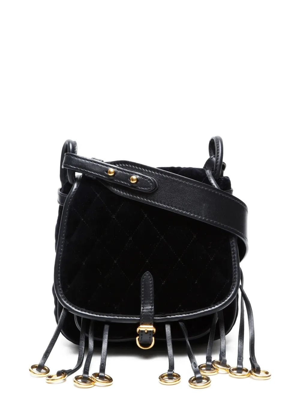 2015-2020s Corsaire quilted fringe shoulder bag