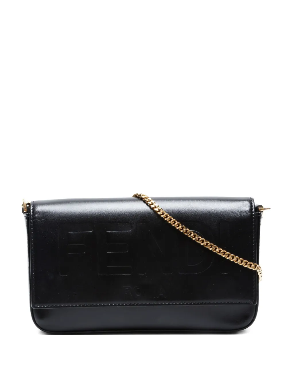 2010-2020s logo-debossed shoulder bag