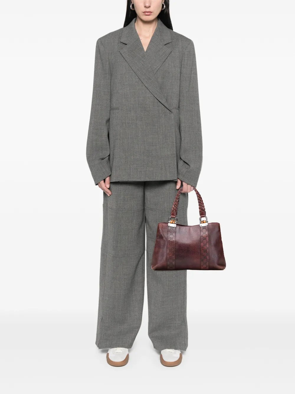 Gucci Pre-Owned 2000-2015 Guccissima Trimmed Leather Bamboo Libeccio tote bag | Pre-Owned | Image 2