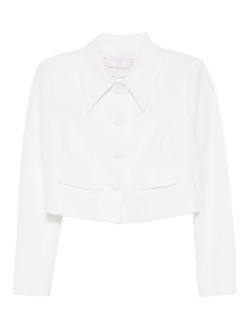Carolina Herrera floral-cloque jacket