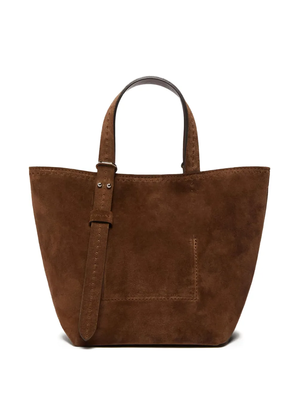 Max Mara Extra kleine Archetipo shopper Bruin