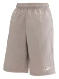 Nike Swoosh-embroidered elastic-waist shorts - Grey