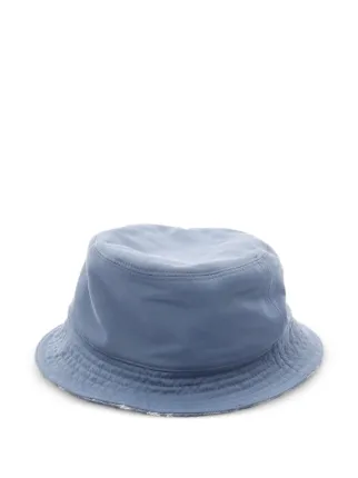 【新品】クリスチャン ディオール DIOR AND PARLEY ハット ブルー Christian Dior Pre-Owned x Parley 2020s Bucket Hat | Blue | FARFETCH