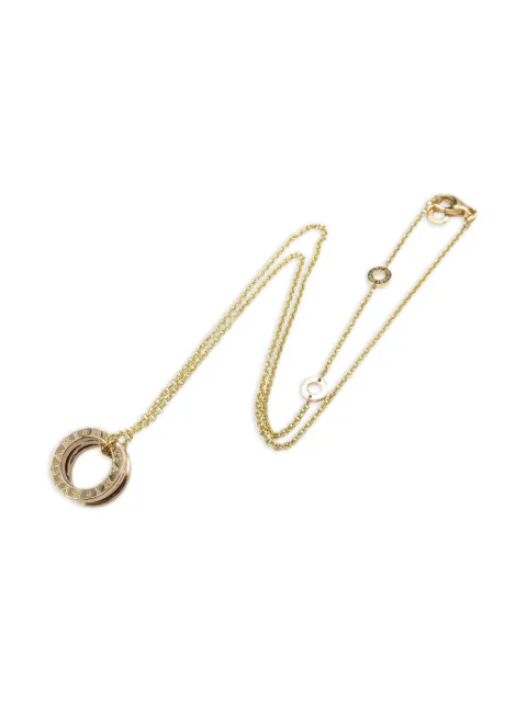 Bvlgari Pre-Owned 18K rose gold Ceramic B-zero1 necklace
