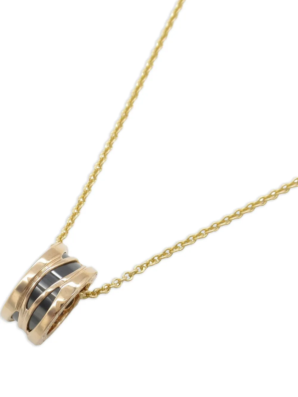 Bvlgari Pre-Owned 18K rose gold Ceramic B-zero1 necklace | Women | Image 2